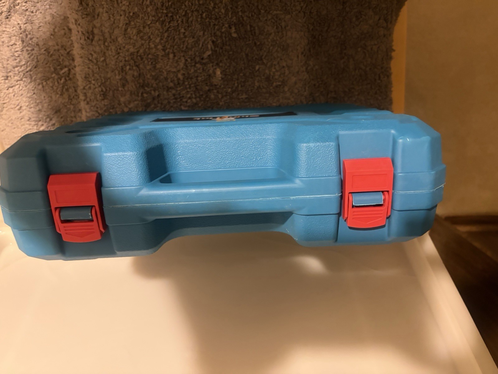 ShinyLink Cordless Drill Set Battery Included w/ Carrying Case Blue/Red