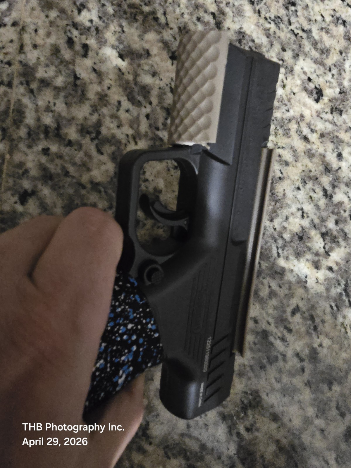 Beeman BP50 .50 Cal CO2 Projectile Launcher Pistol - Black