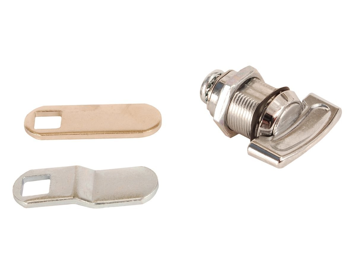 L527, Non-Locking Compartment Lock, Thumb Turn, Weather Resistant, 7/8 inch, ...
