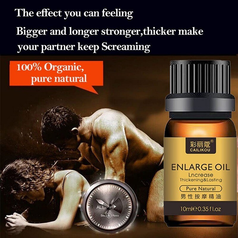 Men Penis Enlarger & Penis Growth Oil Faster Enhancement Enlargement US 3 PACK