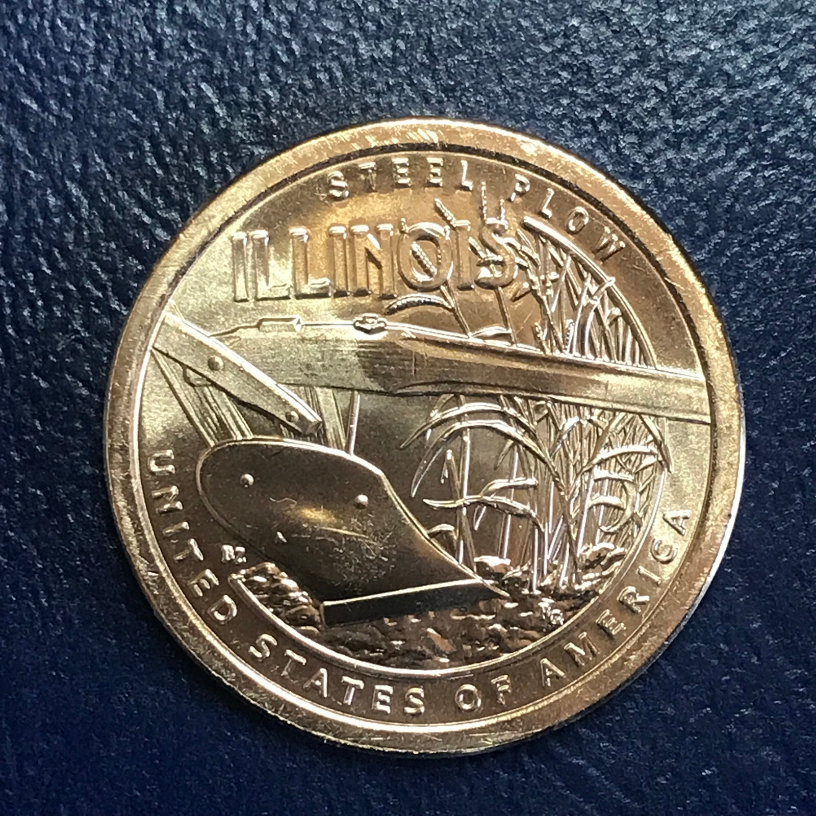2024 P BU Illinois American Innovation Dollar Steel Plow from US Mint Roll