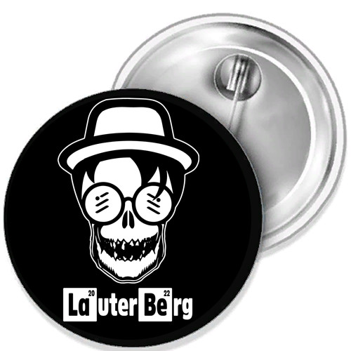 Lauterberg Panic Priest Compulsory Vaccination Corona Vaccination Button Pin 38mm