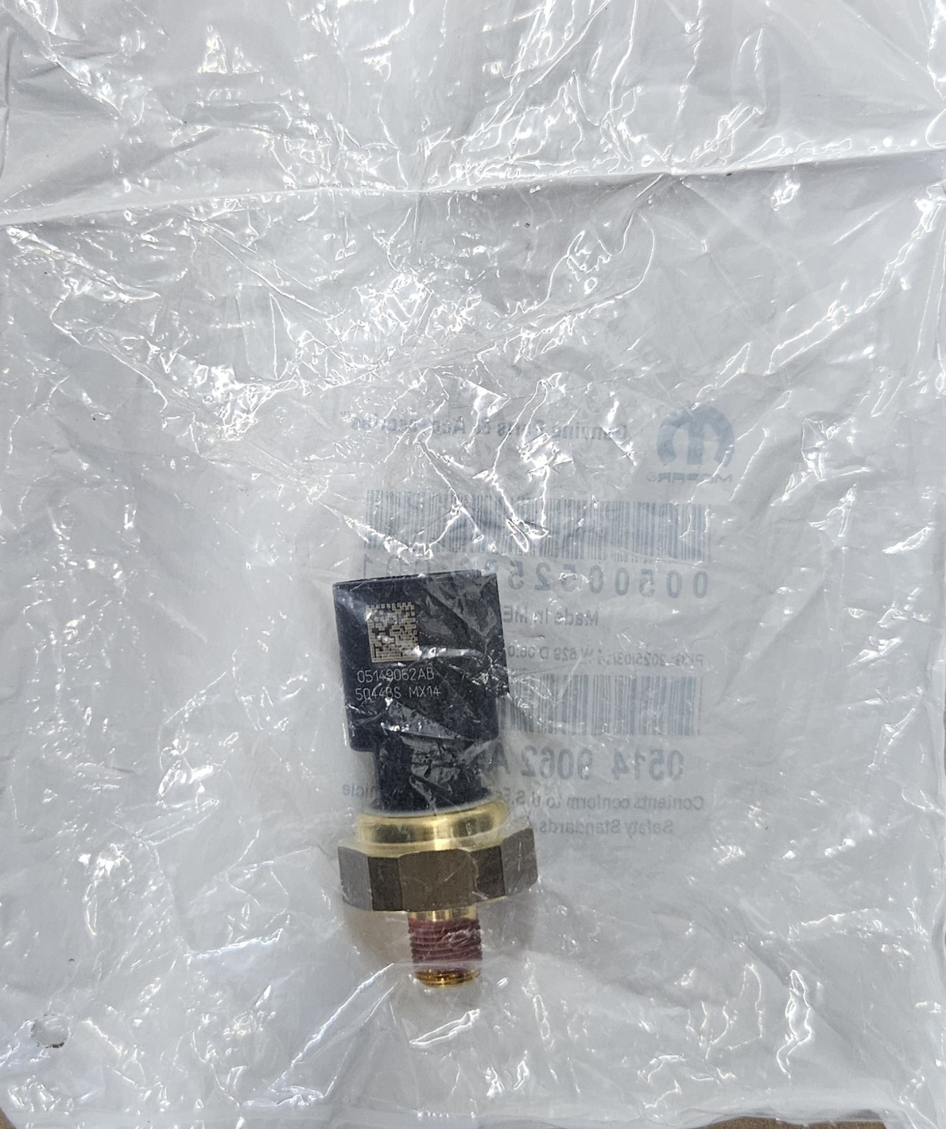 5149062AB Genuine Mopar Oil Pressure Sensor