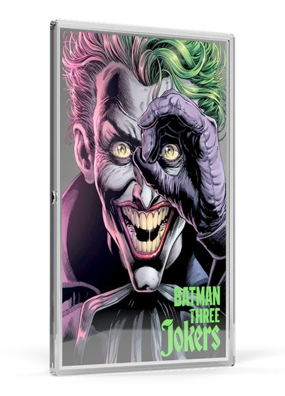 DC Batman Three Jokers #3 - The Comedian - 1oz Silver Collectible Foil Agoro