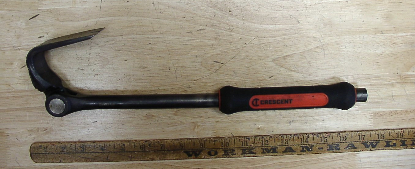 Crescent DB18X,18in Indexing Flat Pry Bar Demo Tool w/ Comfort Grip DB18X,XLINT!
