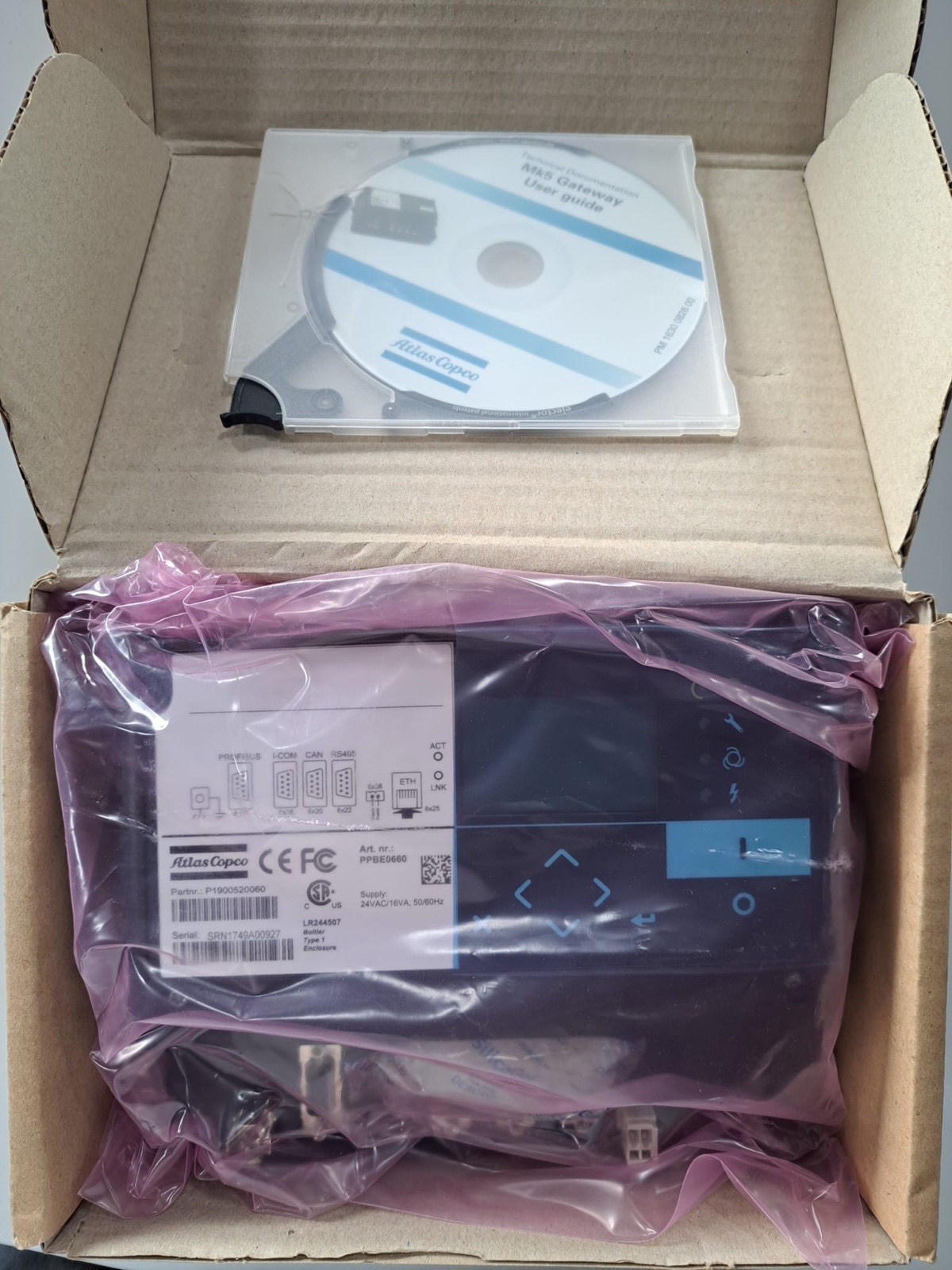 New OEM Sealed Atlas Copco KIT MK5 GATEWAY 2230006800 2230-0068-00 Fast Ship NDA