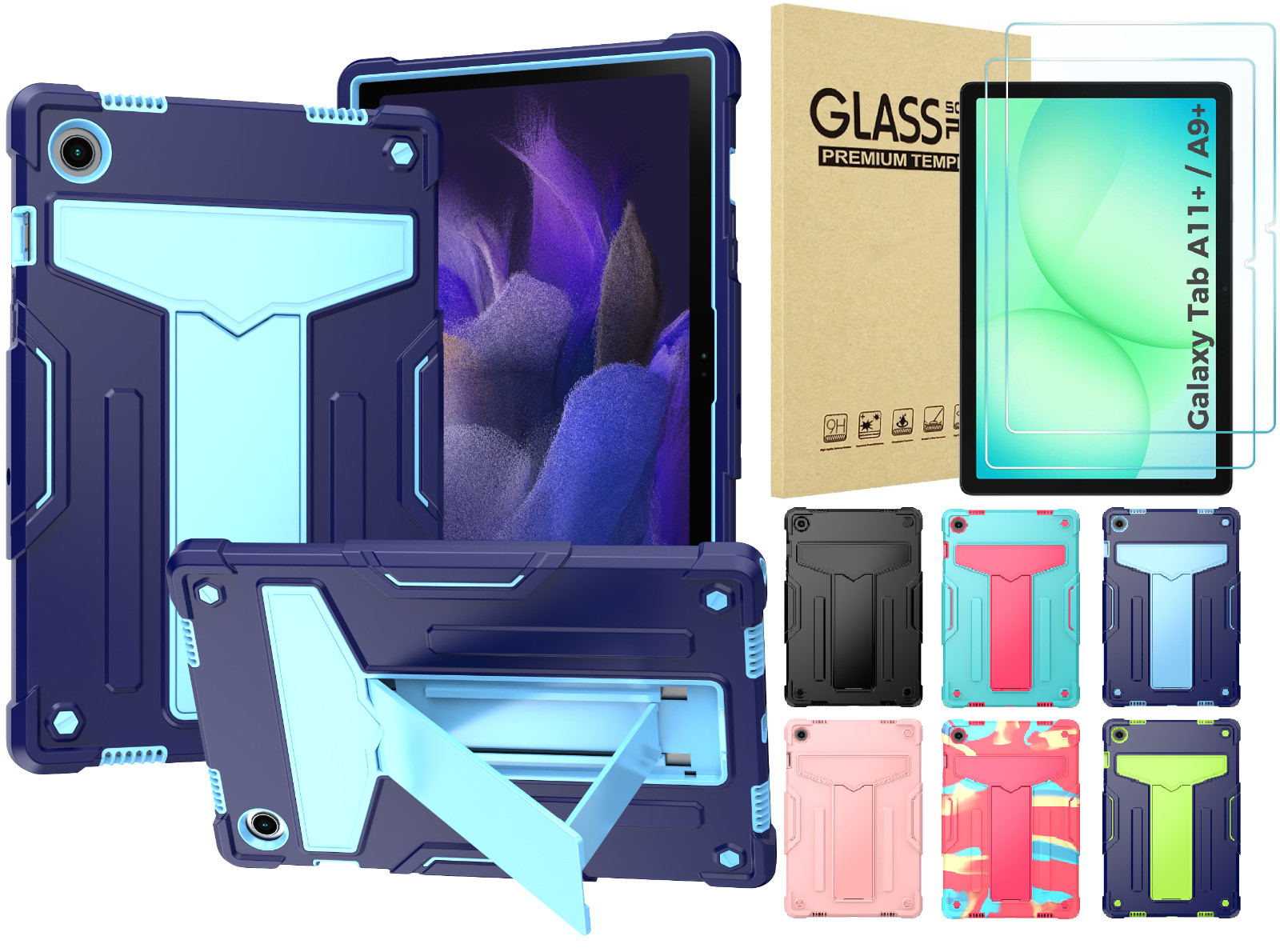 Case For Samsung Galaxy Tab A11+ Plus 11 inch SM-X230/X236/X238 Hybrid Kickstand