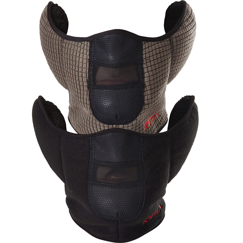 Winter Outdoor Fleece Ski Half Face Mask Ear Warmer Face Hat for Men Women
