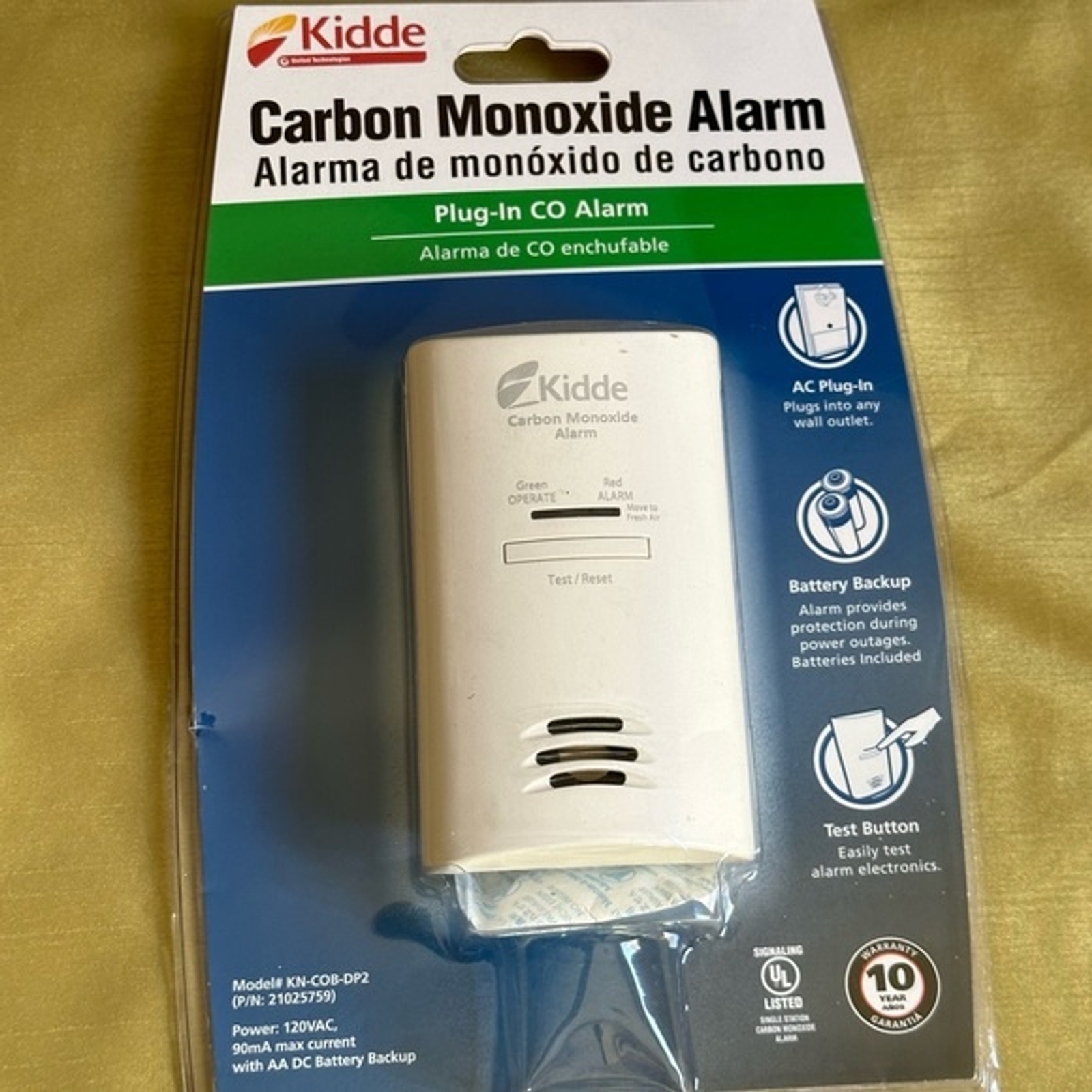 kidde carbon monoxide detectors