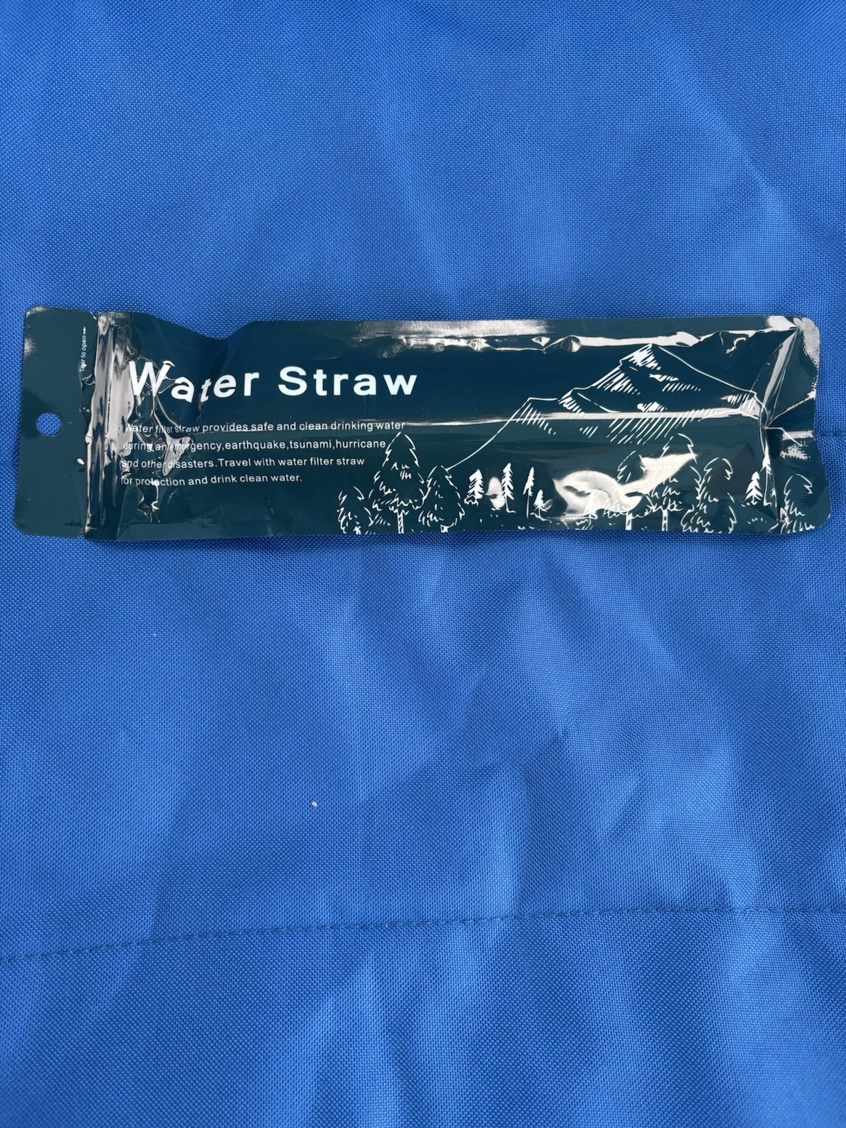 Water Straw + Survival Book – Water Filter Straw + Practical Guide Book