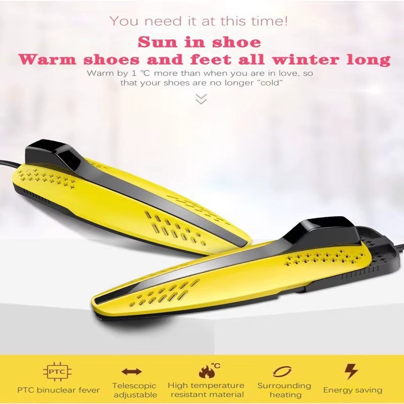 Electric Shoe Dryer UV Deodorizer Timer Quick Dry Heater Boot Warmer