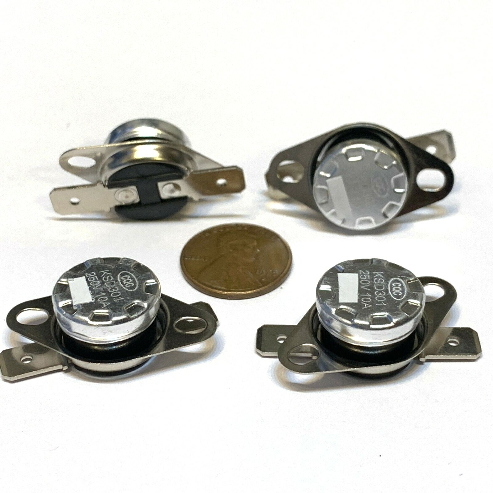 4 Pieces N/C 85ºC 185ºF normally closed Thermal  Thermostat switch KSD301 C26