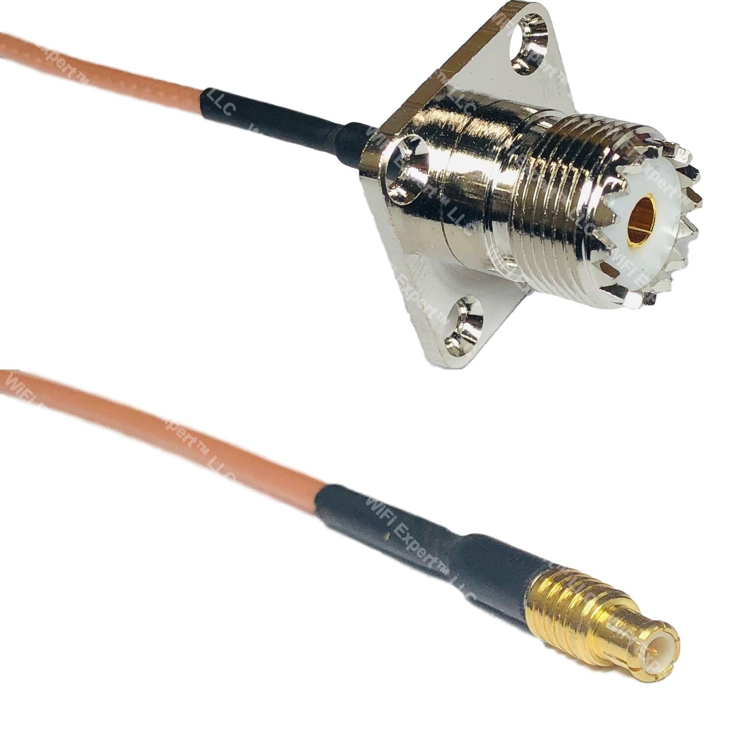 RG316 UHF Female Flange to MCX MALE RF Cable Rapid-SHIP LOT