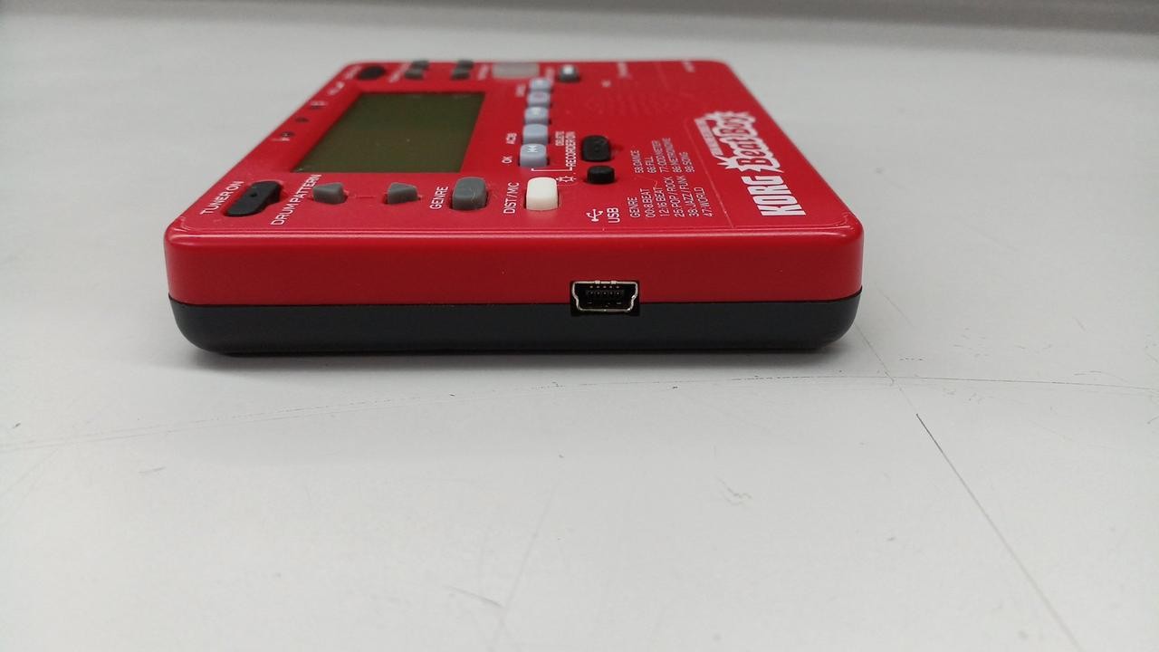 KORG BEAT BOY Drum Machine Recorder Tuner Samplers Red Recode Tuner Effector