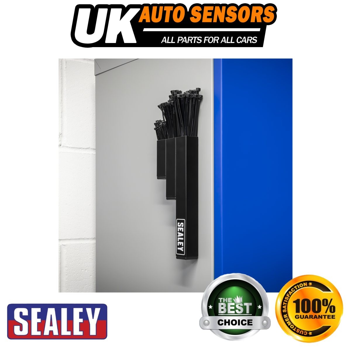 Sealey Magnetic Cable Tie Holder Black APCTHB