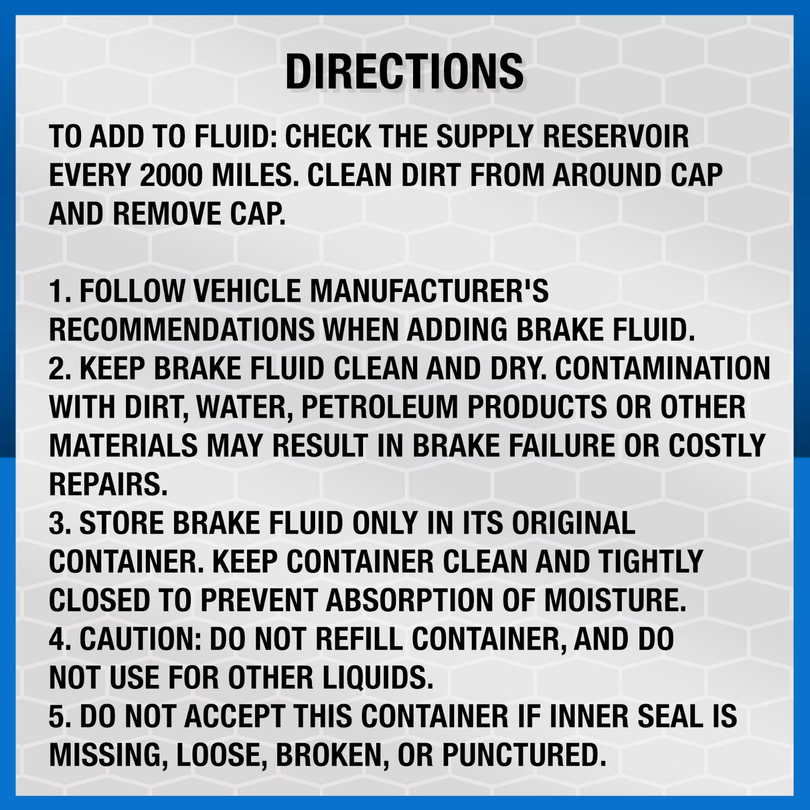 Super Tech DOT 3 Brake Fluid, 32 oz