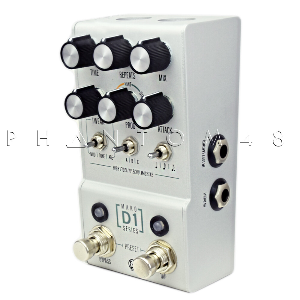 Walrus Audio - Mako D1 (VERSION 1) - Delay -  Guitar Effects Pedal w/ 5 Progr...