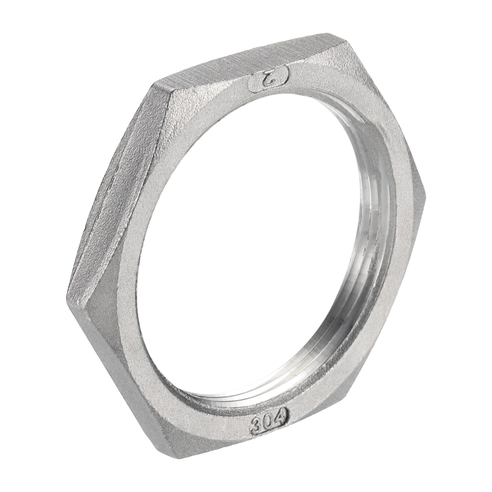 Cast Pipe Fitting Hex Locknut Nut g 2" Female Thread (DN50)
