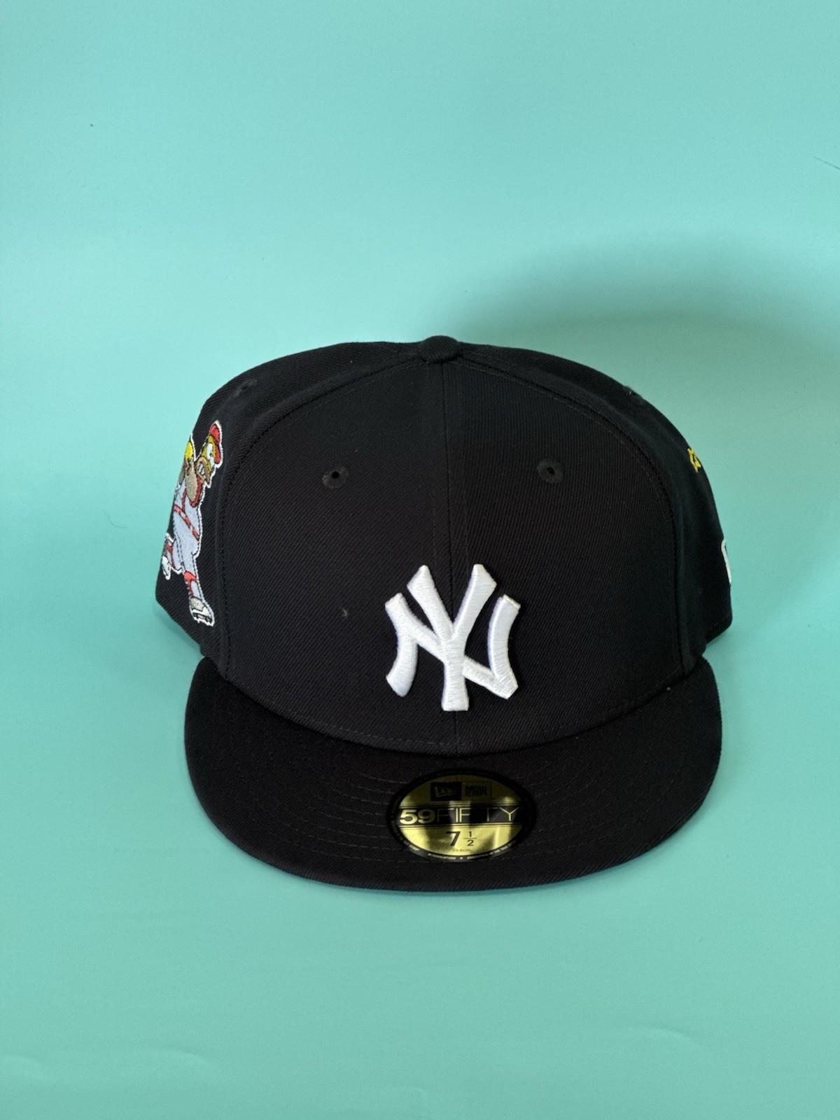 New York Yankees MLB Simpsons Homer at the Bat 'Wonderbat' New Era 59Fifty 7 1/2