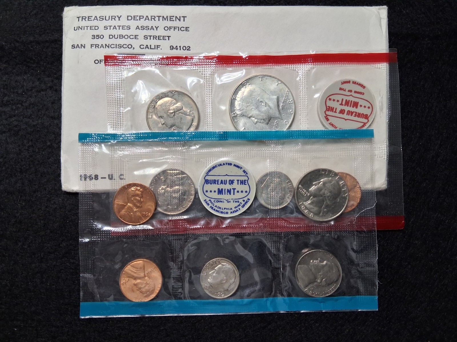1968 US Mint Set P and D