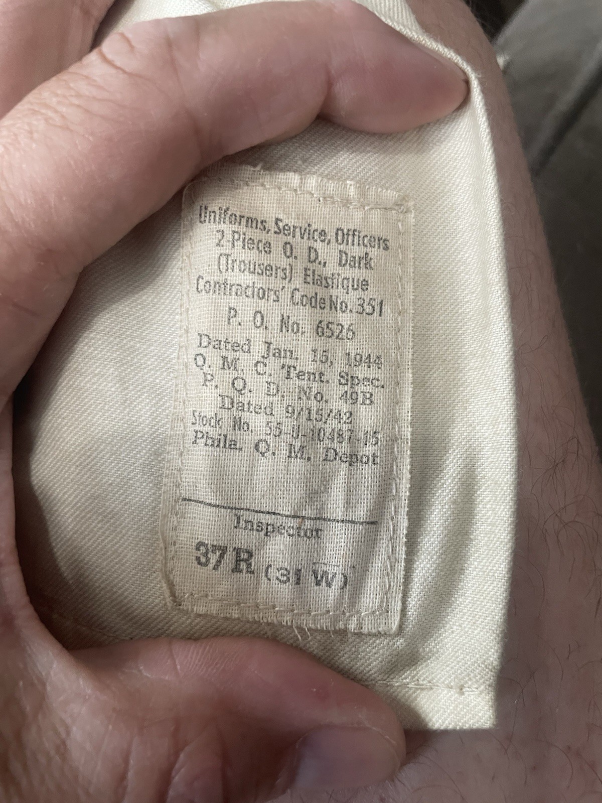 WW2 9th AAF Bullion Patch Majors Uniform With Pants