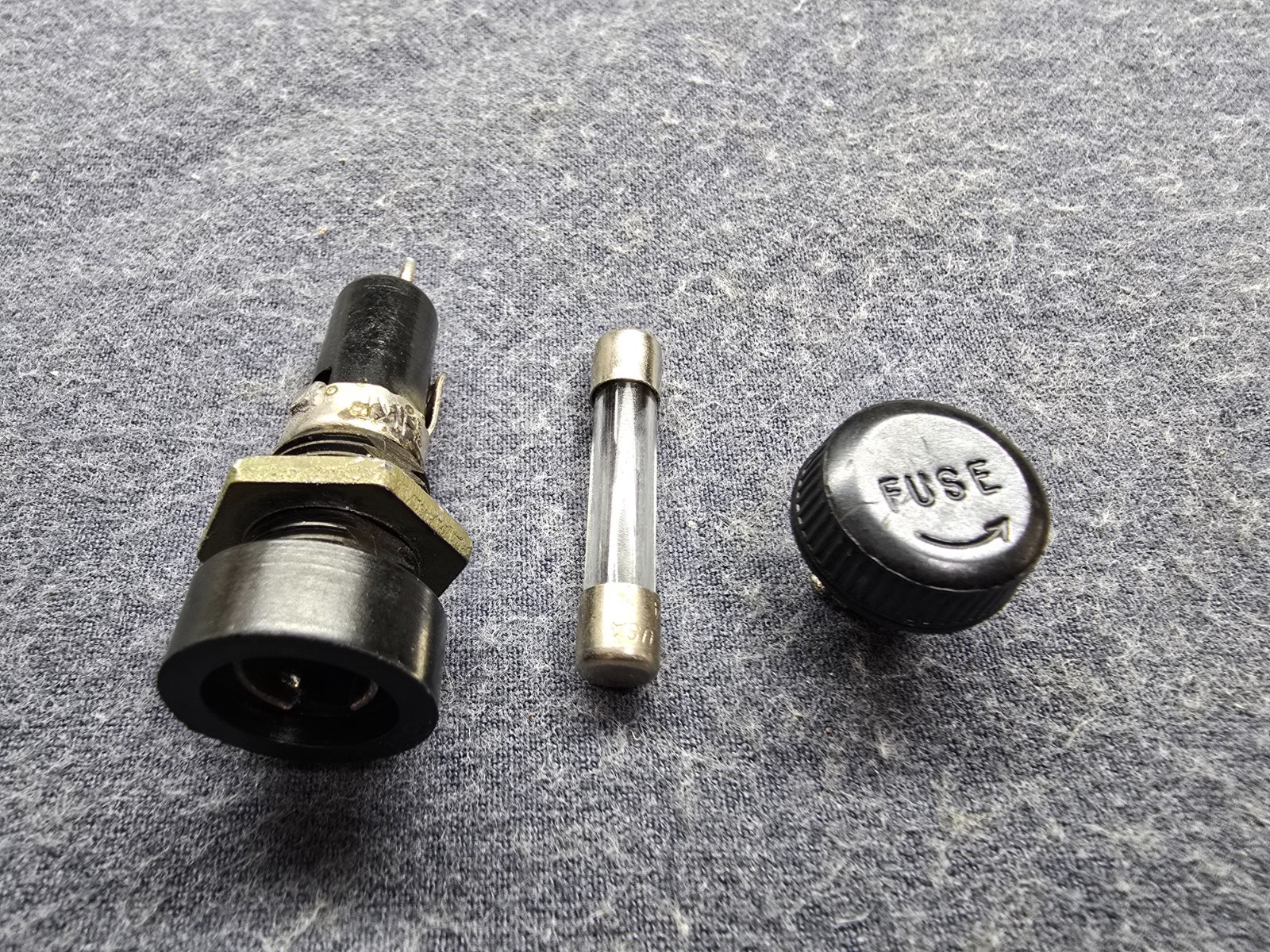 Hammarlund SP-600 Ham Radio Receiver Part - Main AC Fuse Holder Assembly