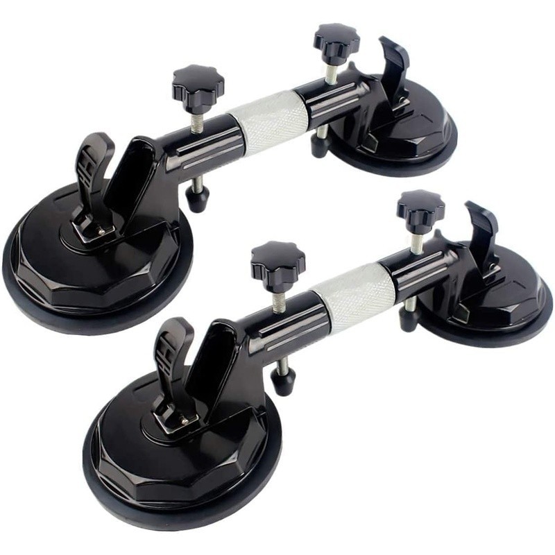 Heavy Duty Dual Hand Suction Cup Seam Setter Tool Aligning Flat Surfaces 50KG US