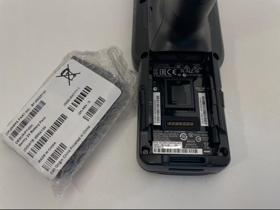 Zebra MC3300 4" Computer Barcode 2D Scanner BT Gun Android MC330K-GI3HA3US01 New
