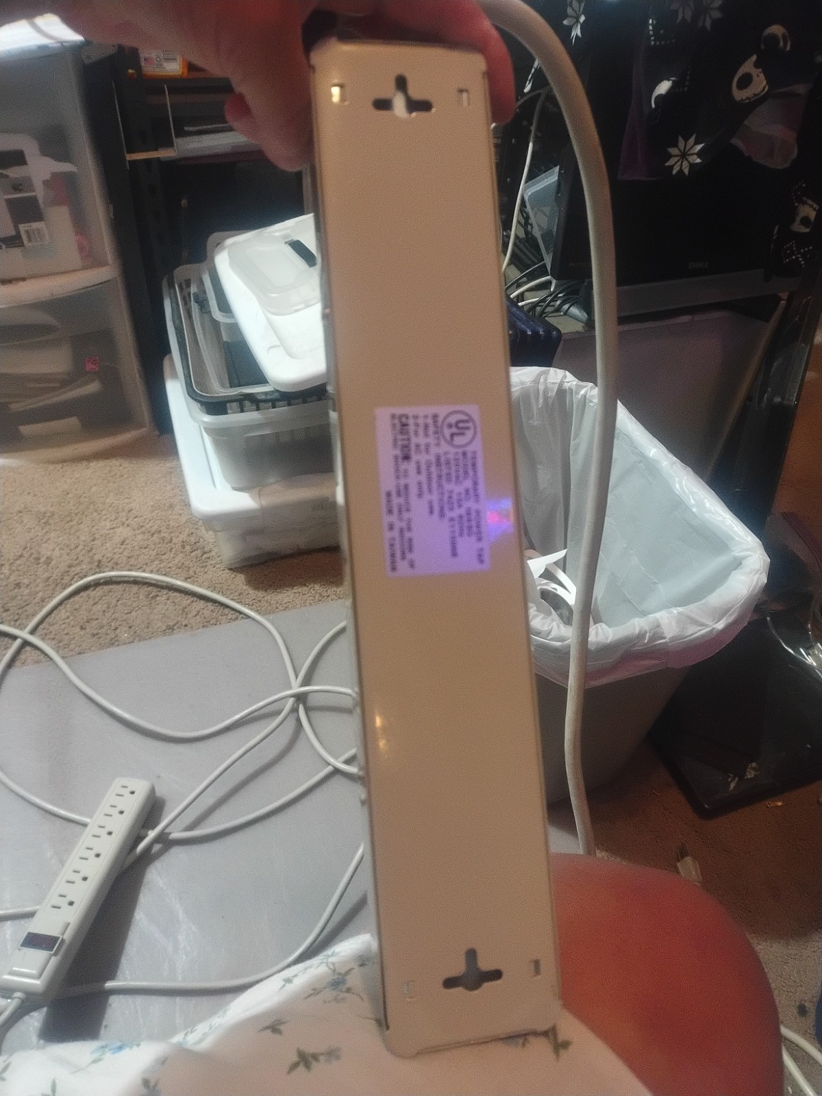 QVS Surge Protector 3 Mode 6 Grounded Outlets & 14 ft Cord
