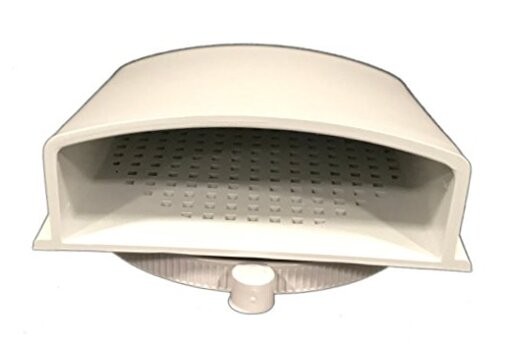 IPV-1116 IP32 Air Vent 3.15" Fan Dia 3.93" L x 3.93" W x 2.01" H, Gray