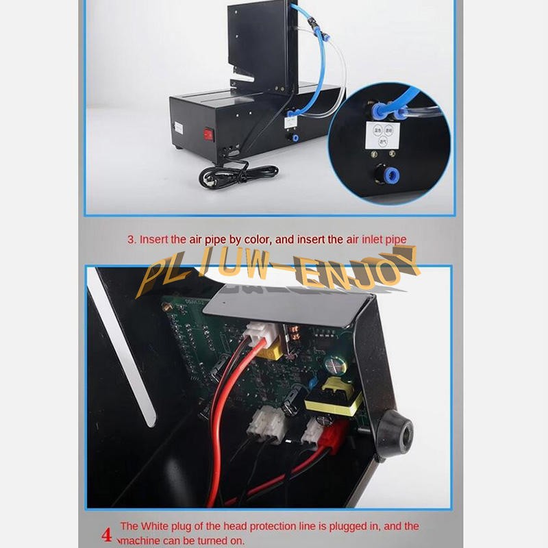 Three-head Pneumatic Stapler Electric Binding Machine Automatic Stapling Machine
