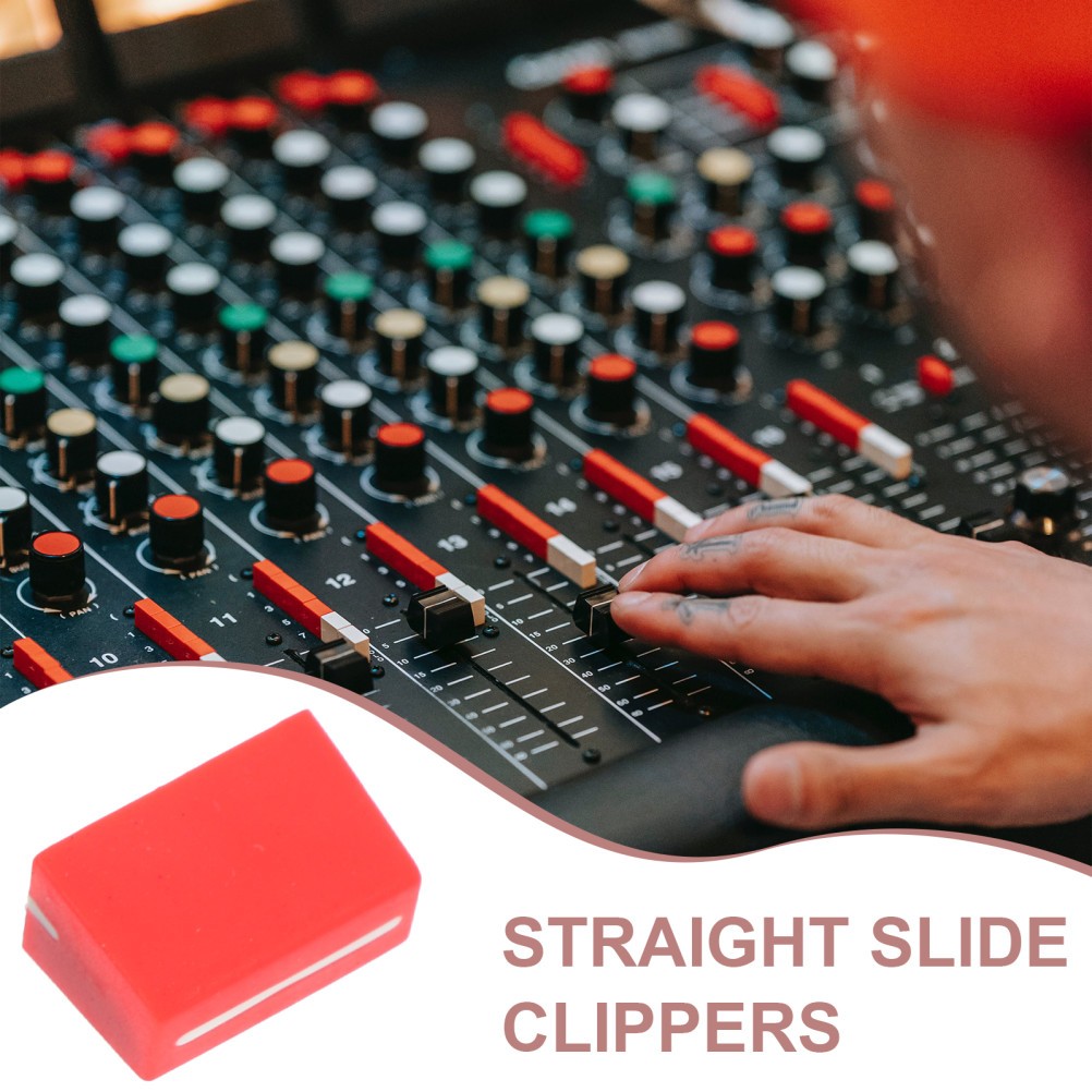 5Pcs Rubber Mixer Slider Fader Caps Replacement Assorted Color Durable Material