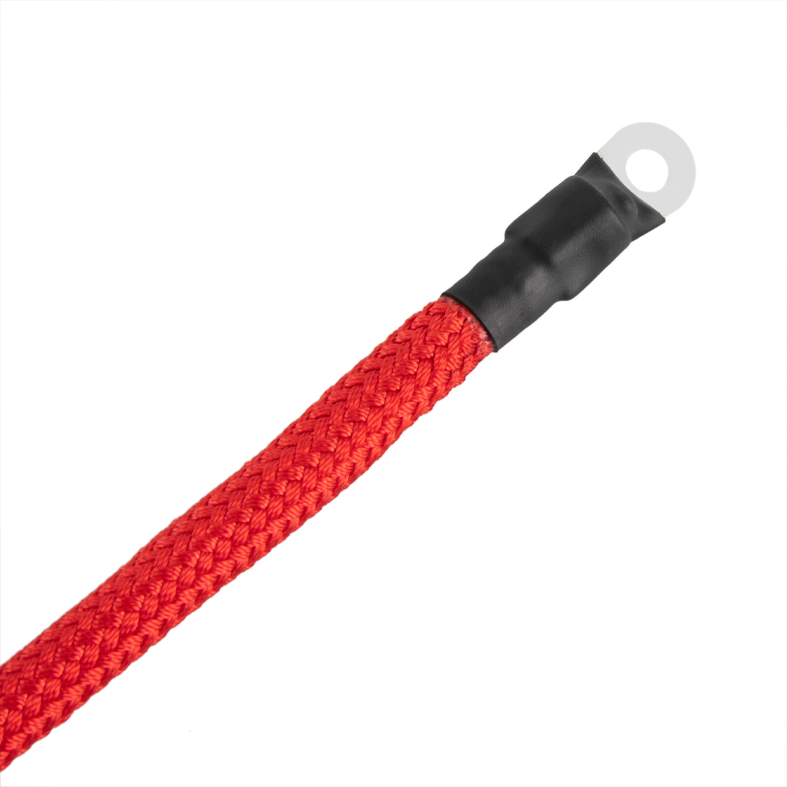 3/8x100' Synthetic Winch Rope w/ Hook Winch Cable w/Protective Sleeve New