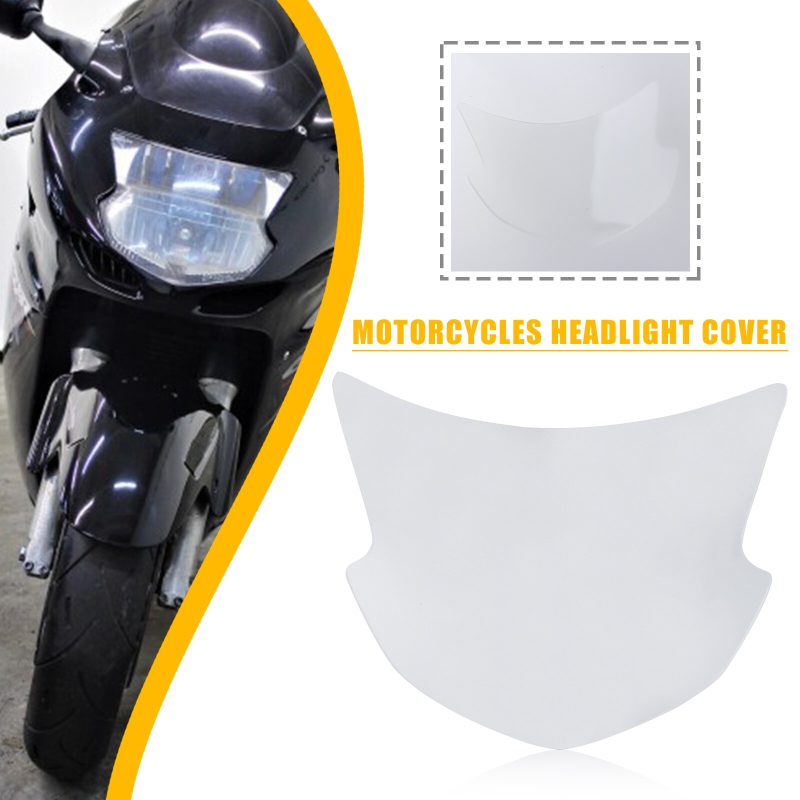 For Honda CBR1100XX 1997-2007 Headlight Protector Lens Cover Shield Motorcycle