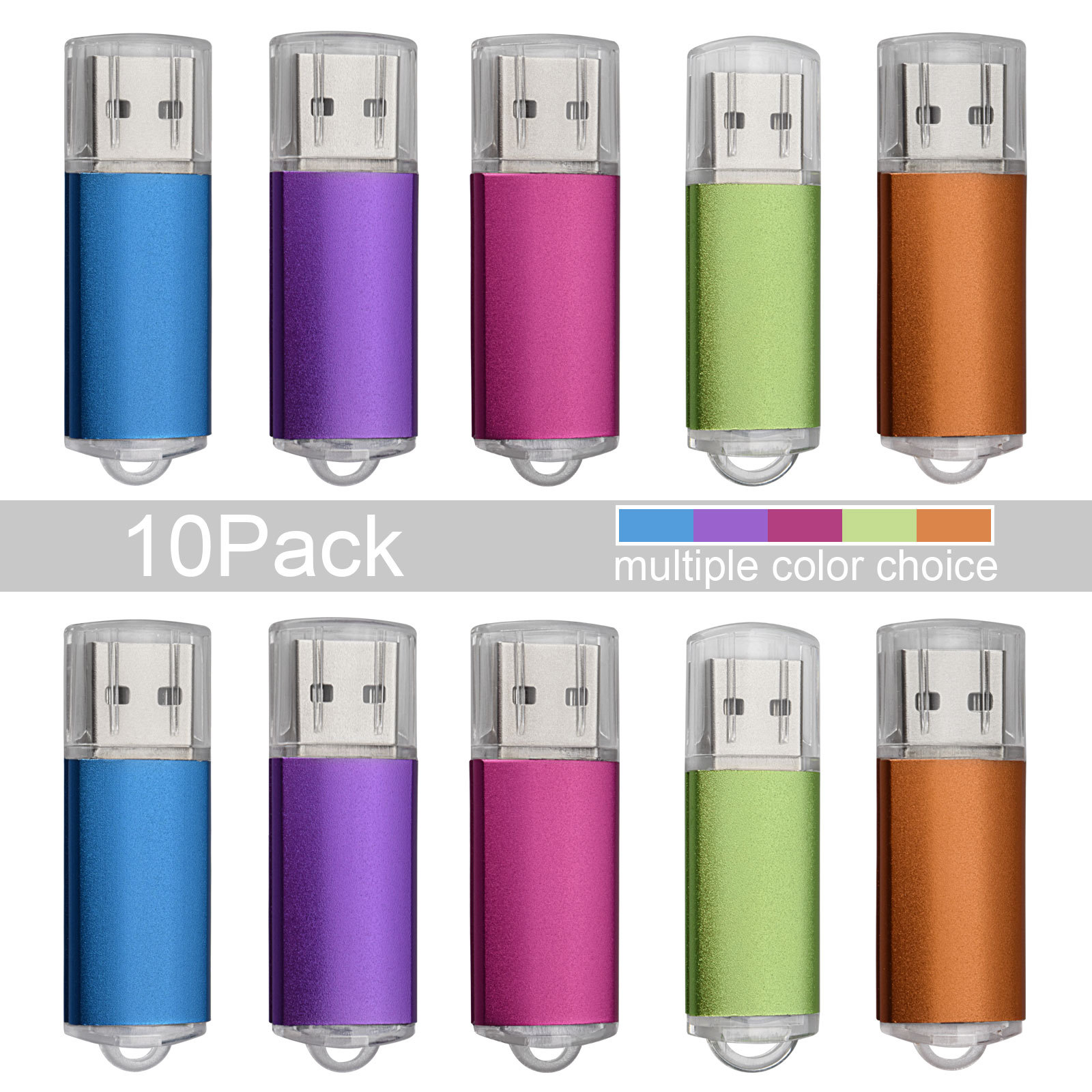 5/10 Pack USB Flash Drive USB 2.0 Memory Stick Thumb Pen Drives Data Storage LOT
