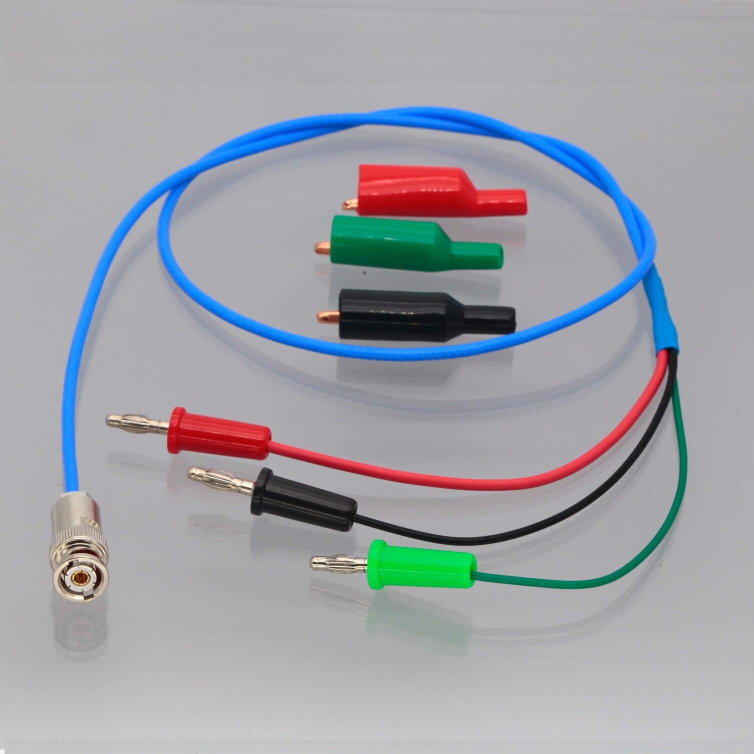 Triax 2-Lug TRB to 4mm Banana plug 50mm Alligator Clip Cable 2~9FT ​For Keithley
