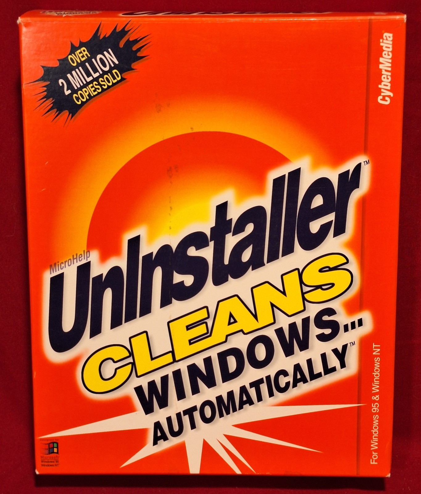 CyberMedia Uninstaller Cleans Windows Automatically Big Box PC CD-ROM CIB