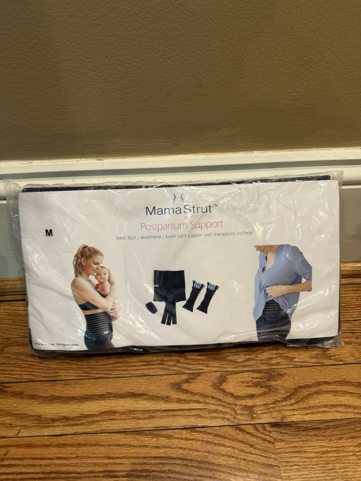 Mama Strut (M) Postpartum Support Therapy Pelvic Abdominal Lower Back Ice Heat