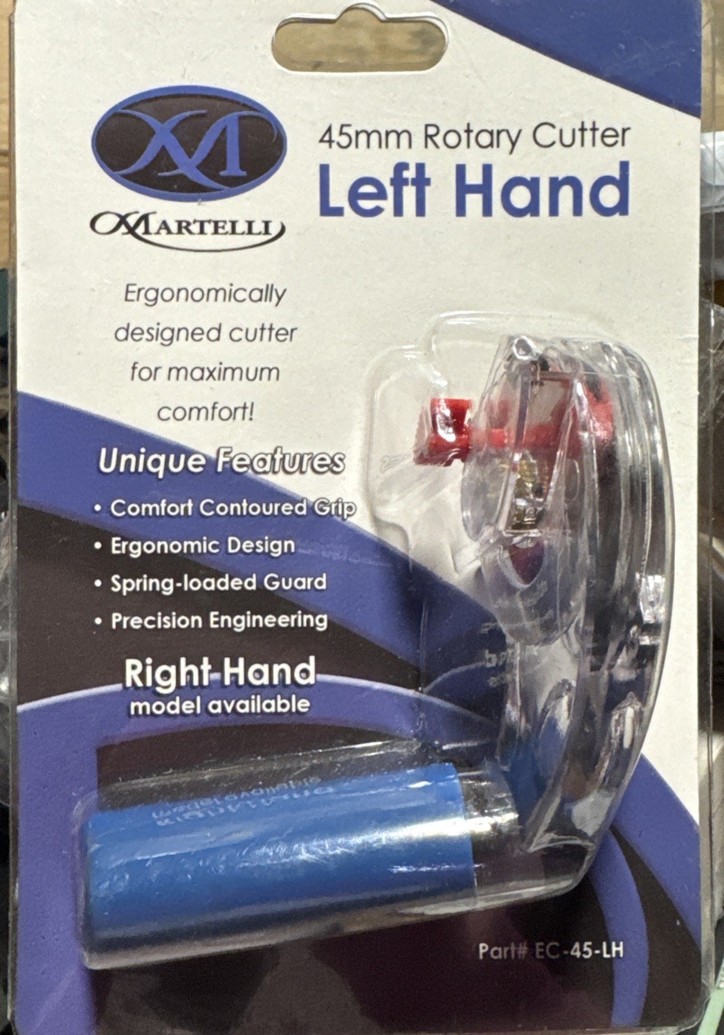 Martelli 45mm Ergo 2000 Rotary Cutter Left Handed EC-45-LH