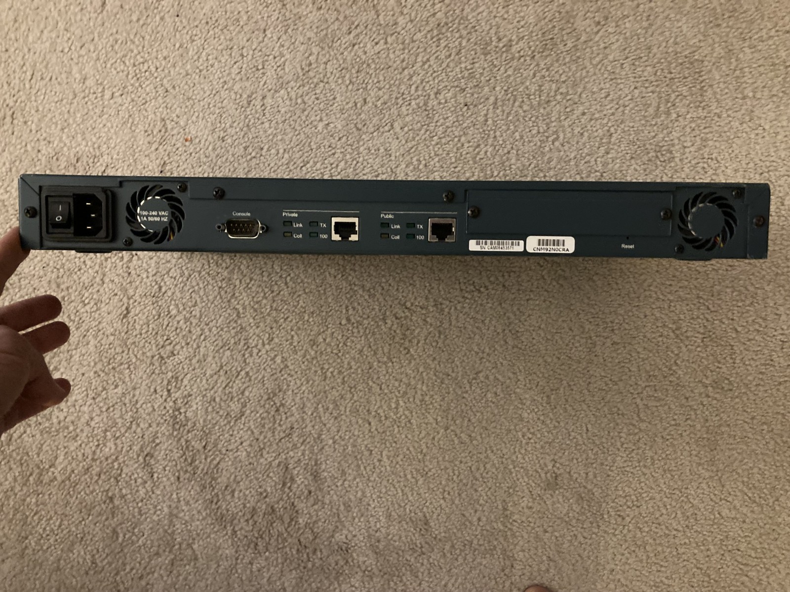 Cisco Concentrator VPN Appliance - CVPN 3005-E/FE