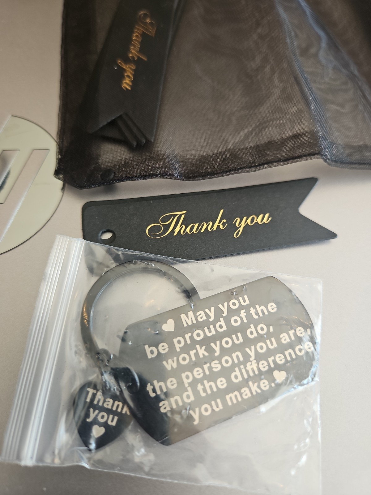 Set Of 12 Appreciation Keychains