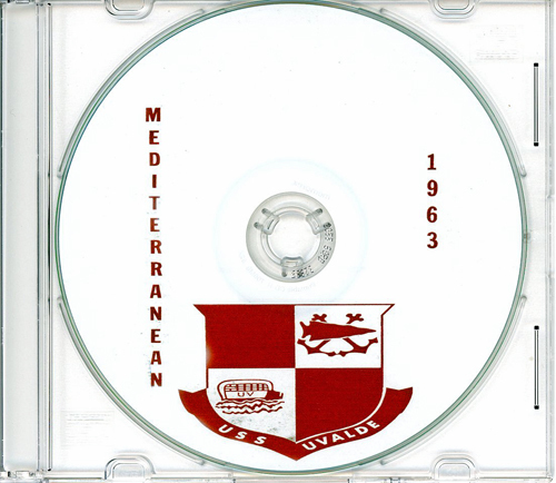 USS Uvalde AKA 88 1963 Med Cruise Book on CD
