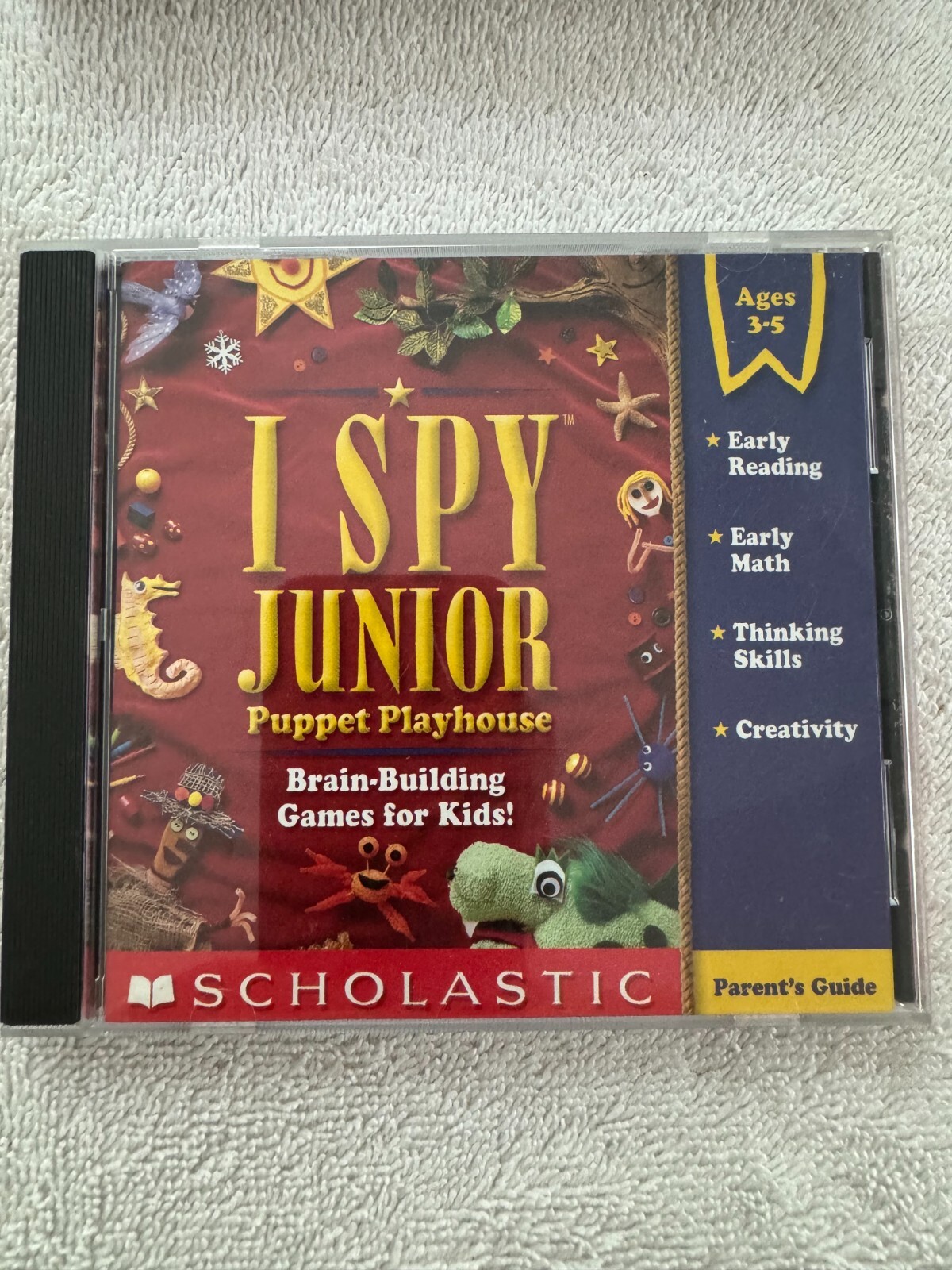 I Spy Junior Puppet Playhouse Scholastic 2000 Win95/98/2000/Mac PowerPC