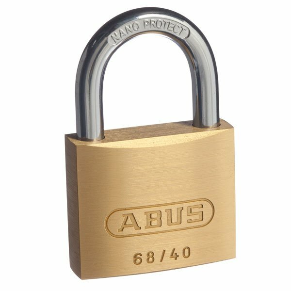 ABUS Lock Padlock 68/40 40mm -Brass Bodied Padlocks-FREE POST
