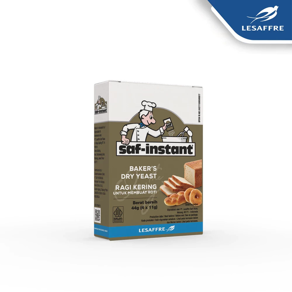 SAF Instant Gold Dry Yeast High Performance Instant Yeast for Baking 4 Sachets