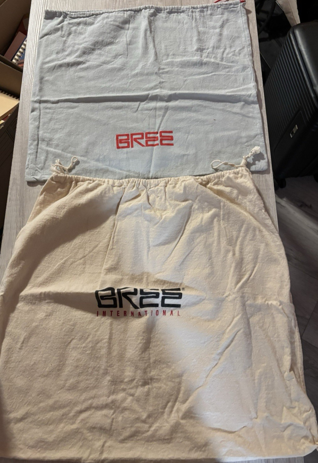 BREE and BREE International Dust Bags Lot of 2 (16x18 and 19x21)