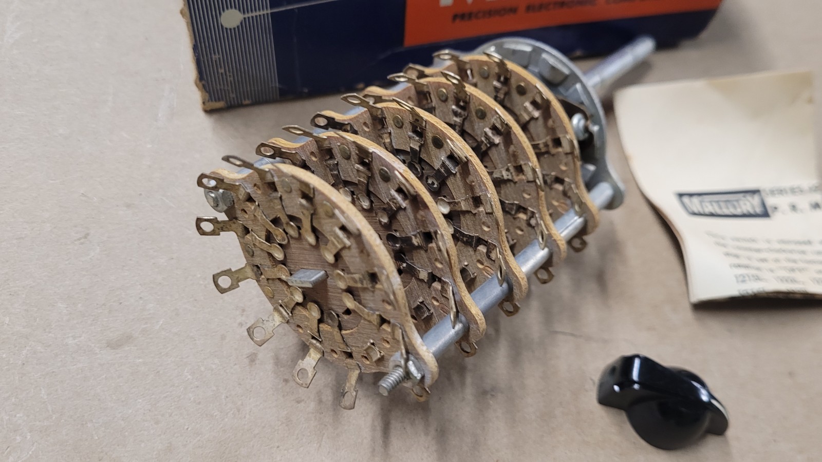 Mallory 1315L Stack Pole Rotary Switch