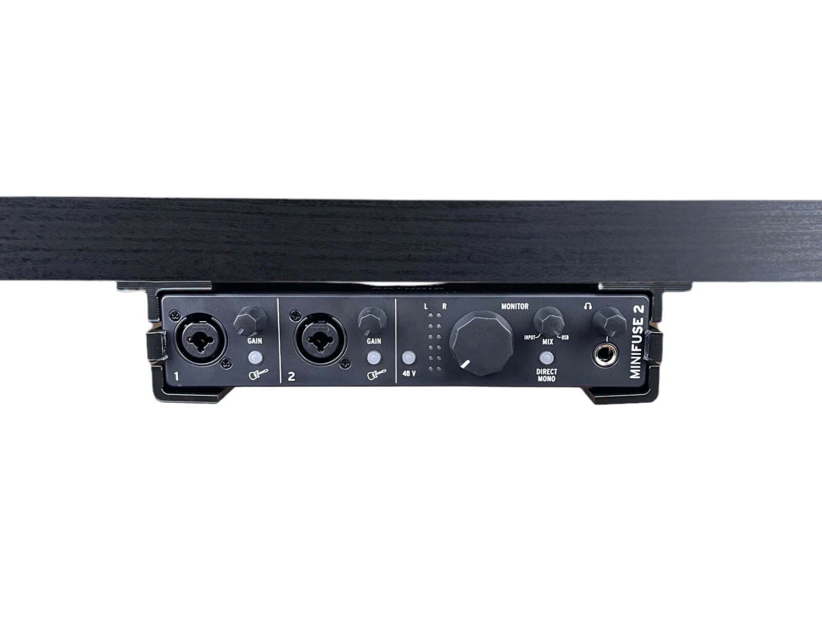 Desk Mount Kit for Arturia MiniFuse 1, 2, & 4 - Under Desk Mount Brackets