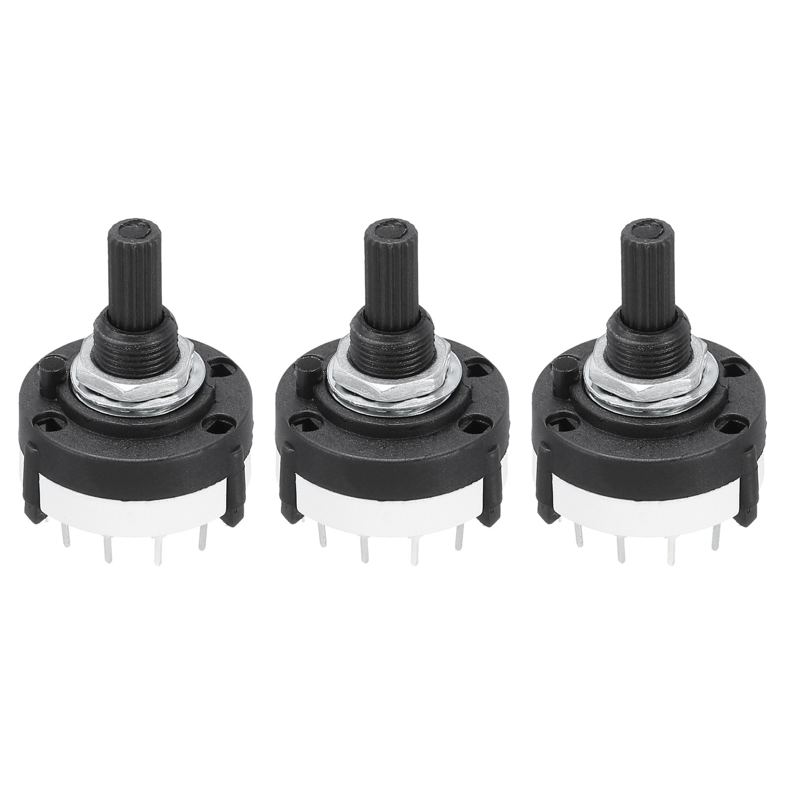 3 Pcs 1 Pole 12 Position Band Selector 1 Deck for TV Radio Home Machine