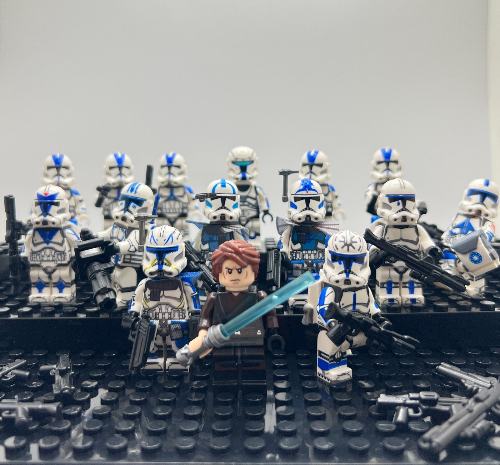 Star Wars 501st Clone Troopers Anakin Rex Fives Echo Army Bundle Minifigures